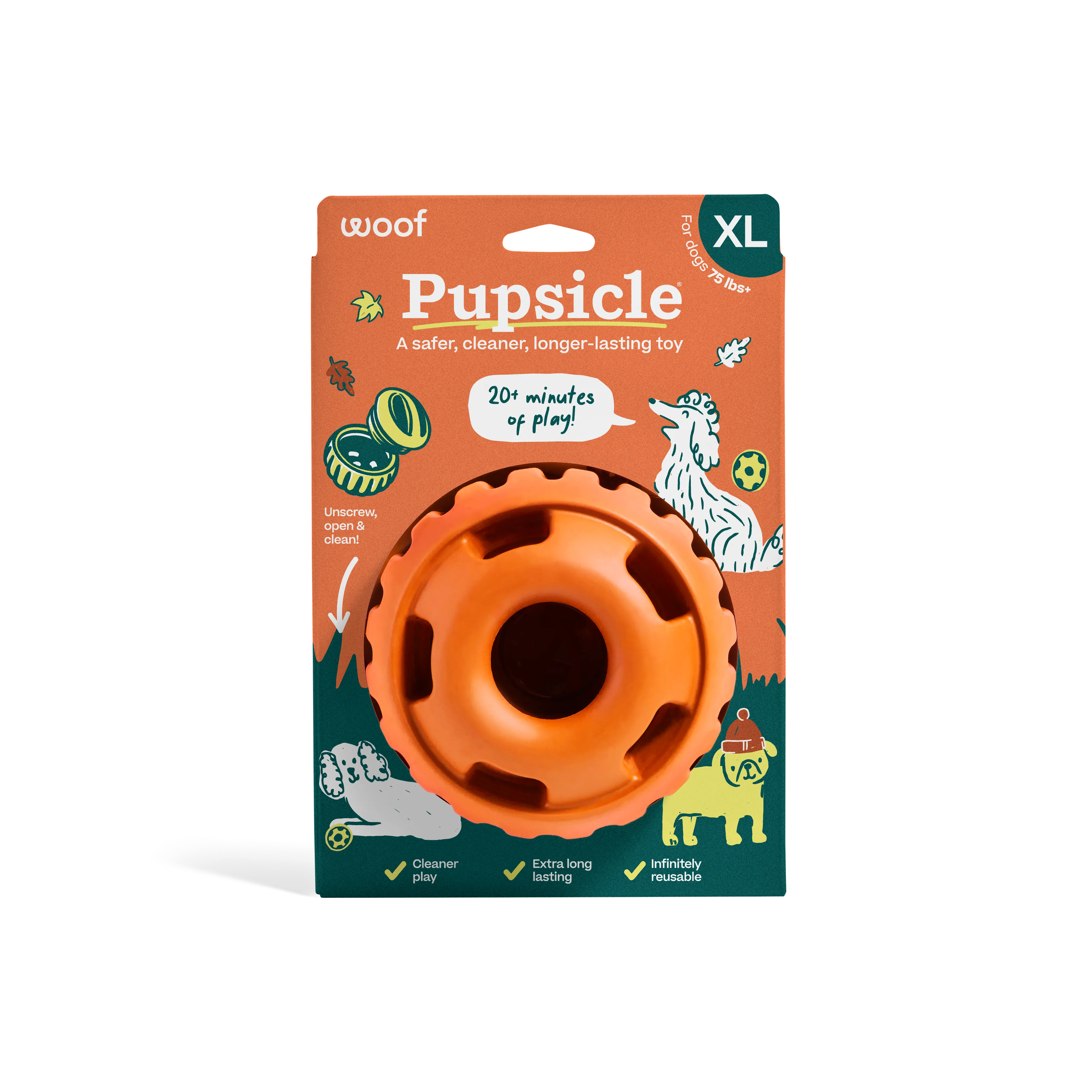 WOOF Pumpkin Pupsicle XL