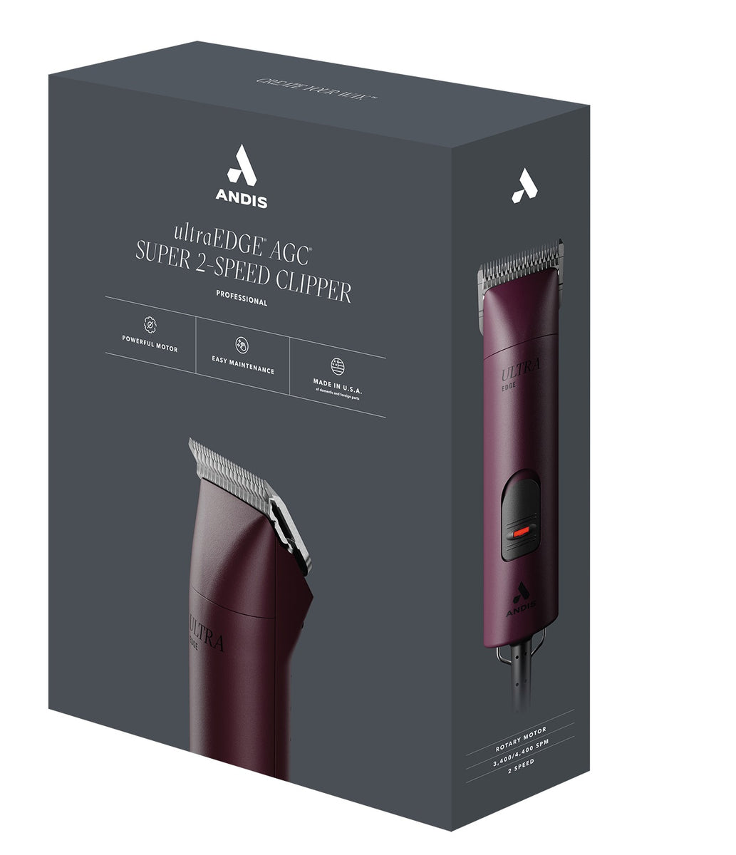 Andis AGC2-UltraEdge AGC Super 2-Speed Detachable Blade - Burgundy - VBL