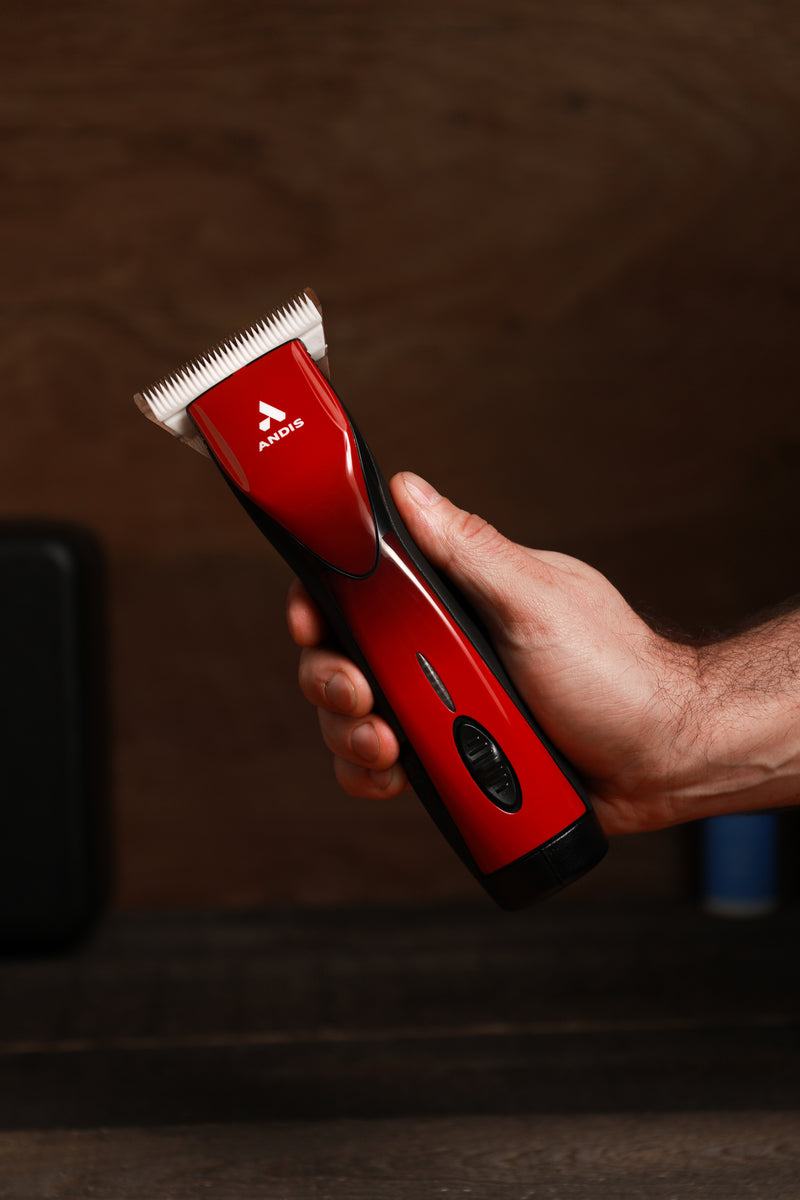Andis DBLC-2-Pulse ZRA® II 5-Speed Cordless Detachable Blade w/CE 30W Wide Blade - Red