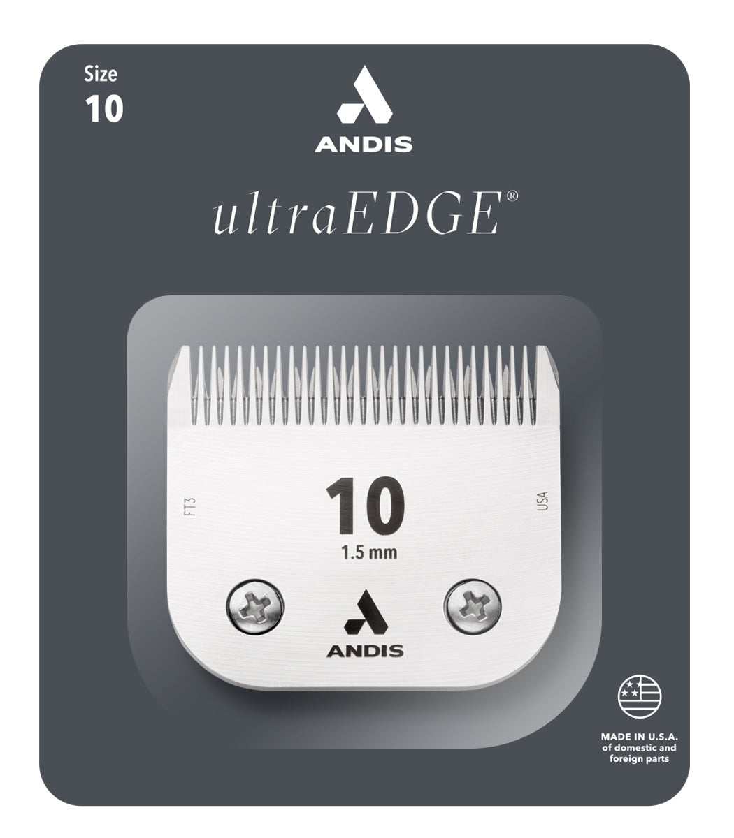 Andis #10 UltraEdge Blade Set, 1/16" - 1.5 mm