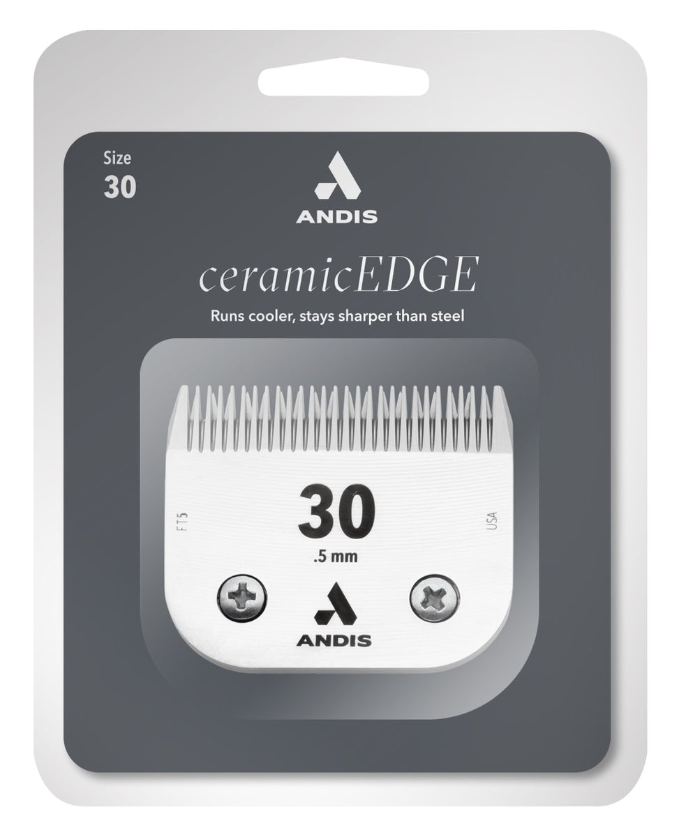 Andis #30 CeramicEdge Blade Set, 1/50" - 0.5 mm