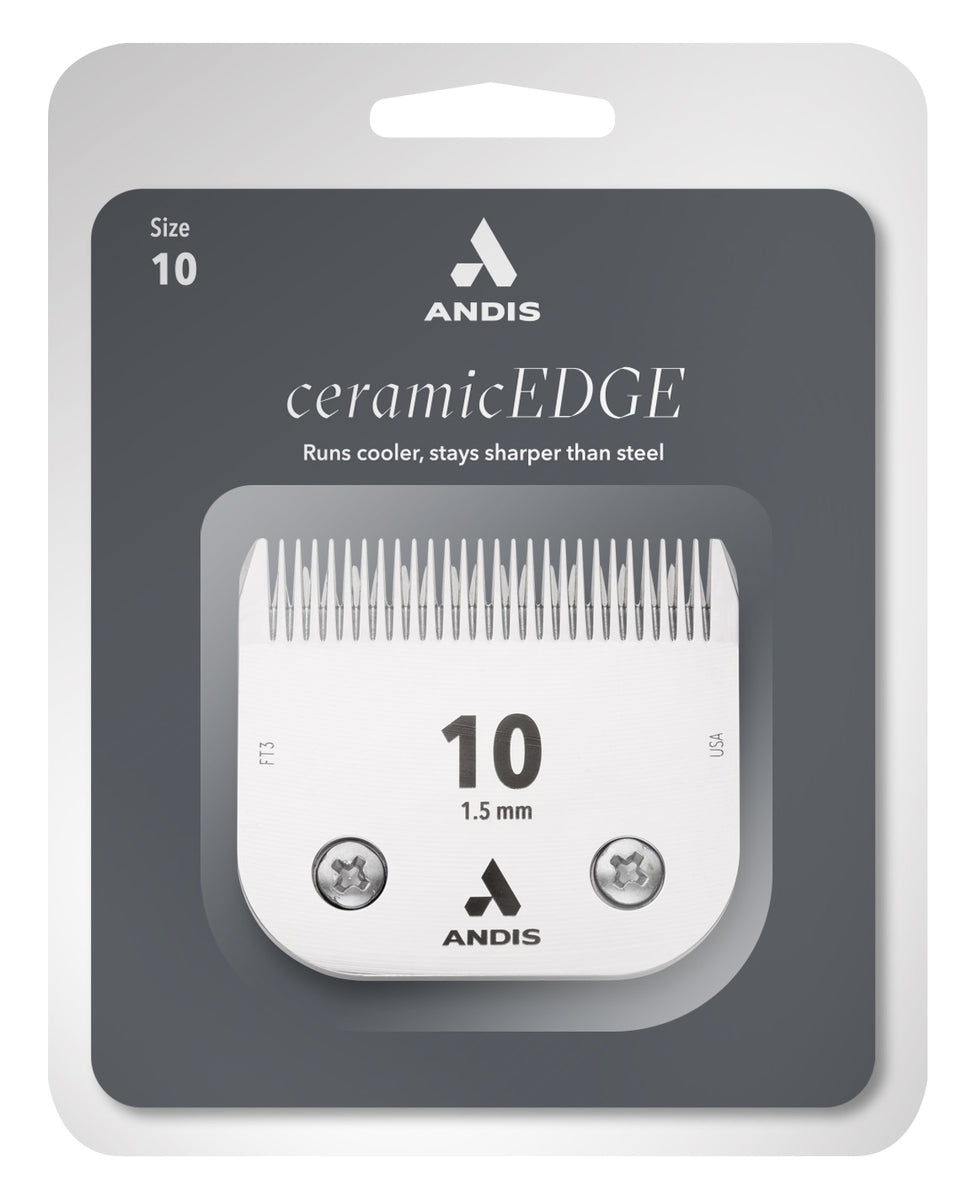 Andis #10 CeramicEdge Blade Set, 1/16" - 1.5 mm