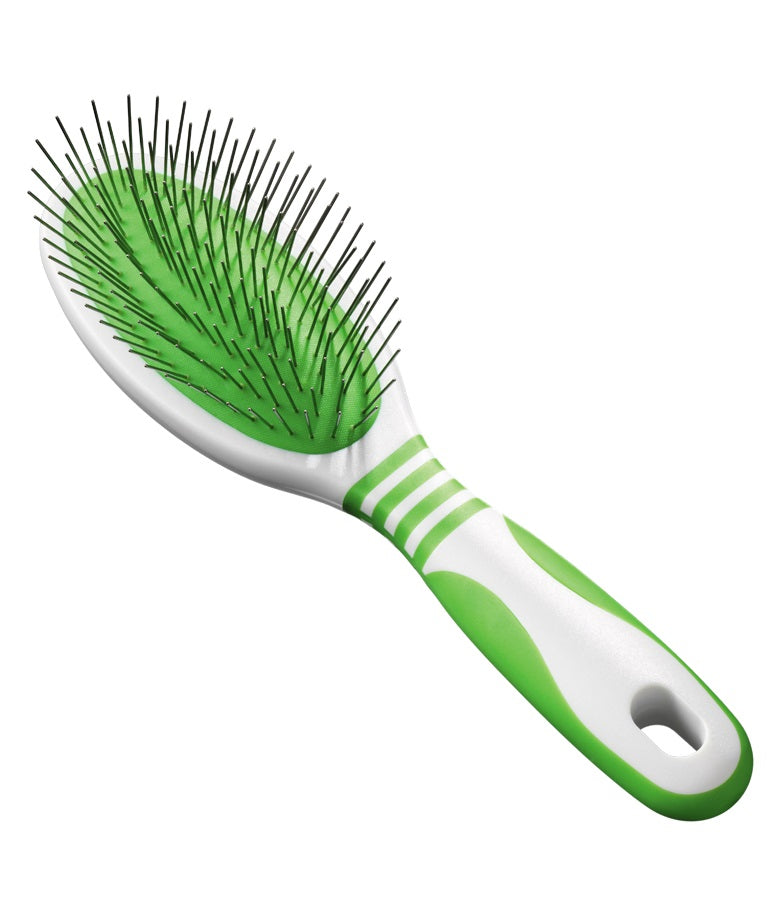 Andis Medium Pin Brush - Green/White