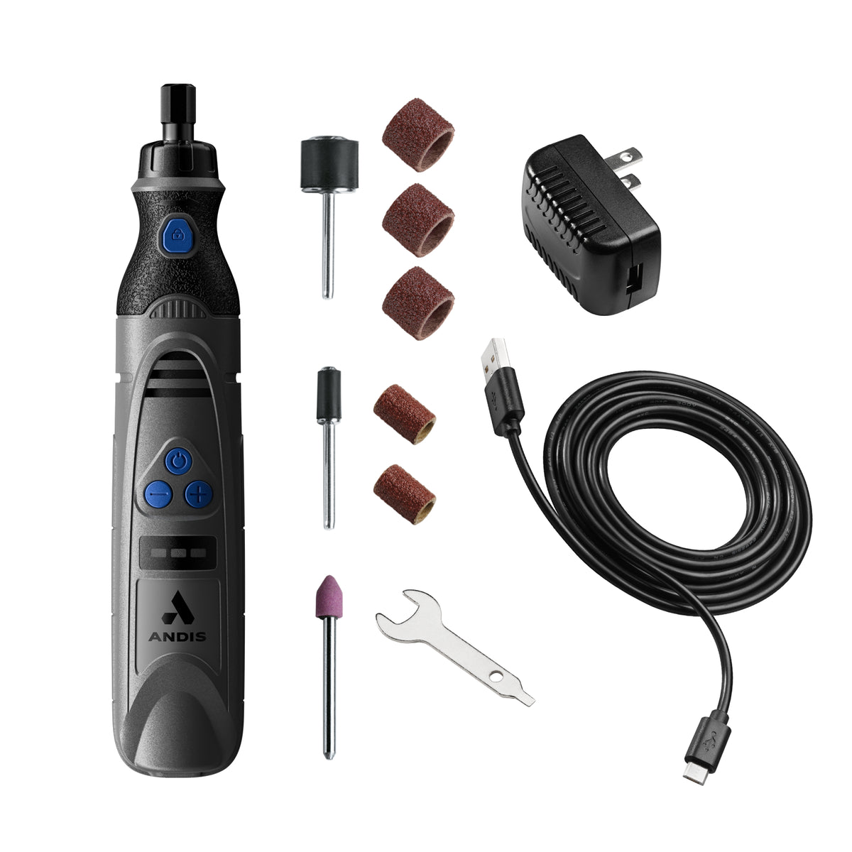 Andis DNG-1- Cordless Nail Grinder 6-Speed - VBL