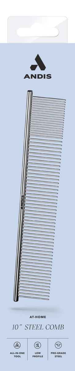 Andis 10" Steel Comb - VBL