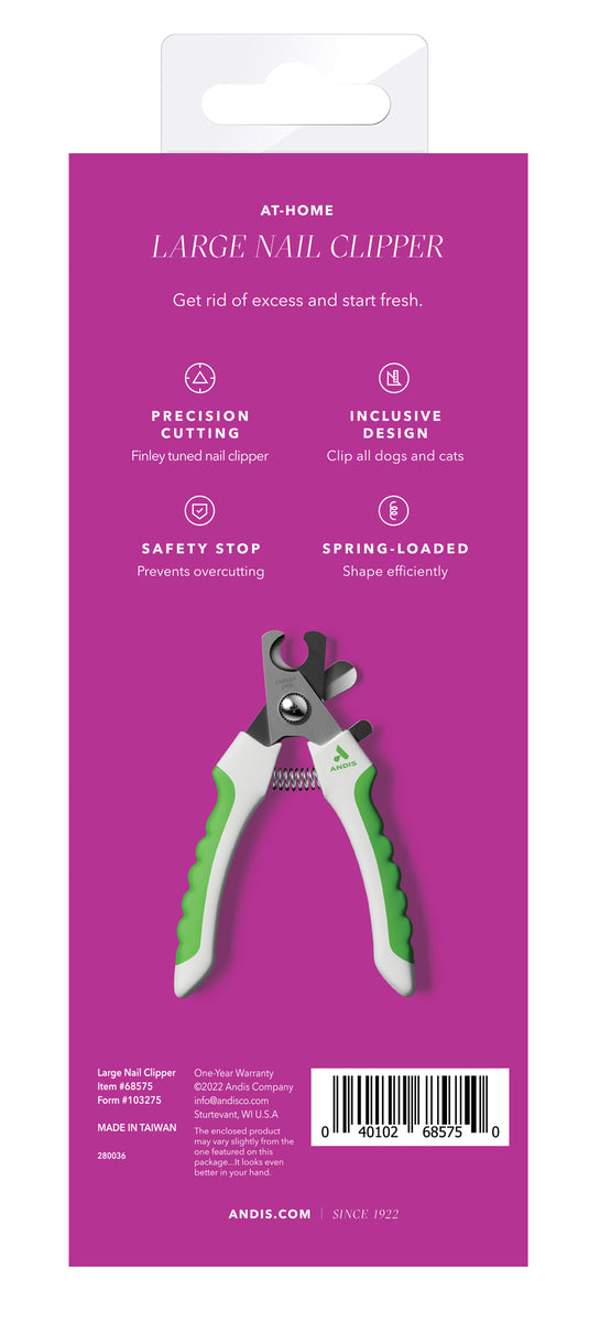 Andis Nail Clipper - Green/White - VBL