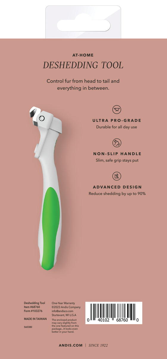 Andis Deshedding Tool - Green/White - VBL