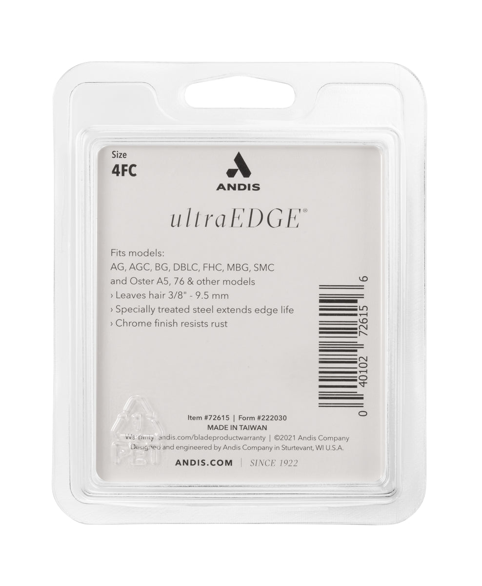 Andis #4FC UltraEdge Blade Set, 3/8" - 9.5 mm