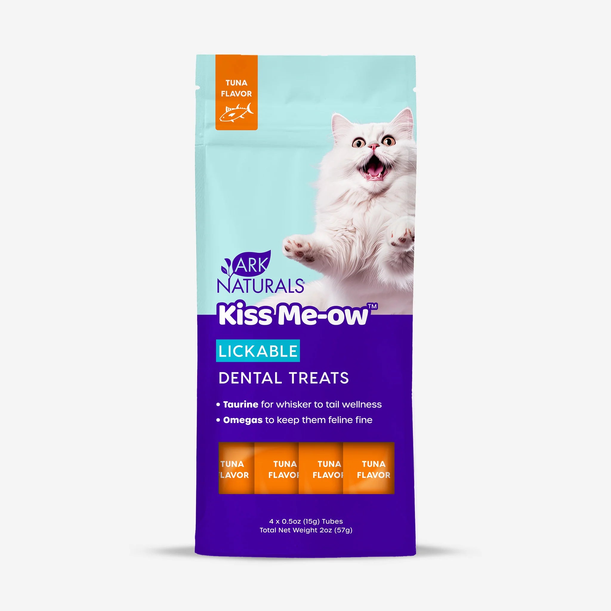 Ark Naturals Lickable Kiss Me-Ow Tuna Cat Treat 2oz