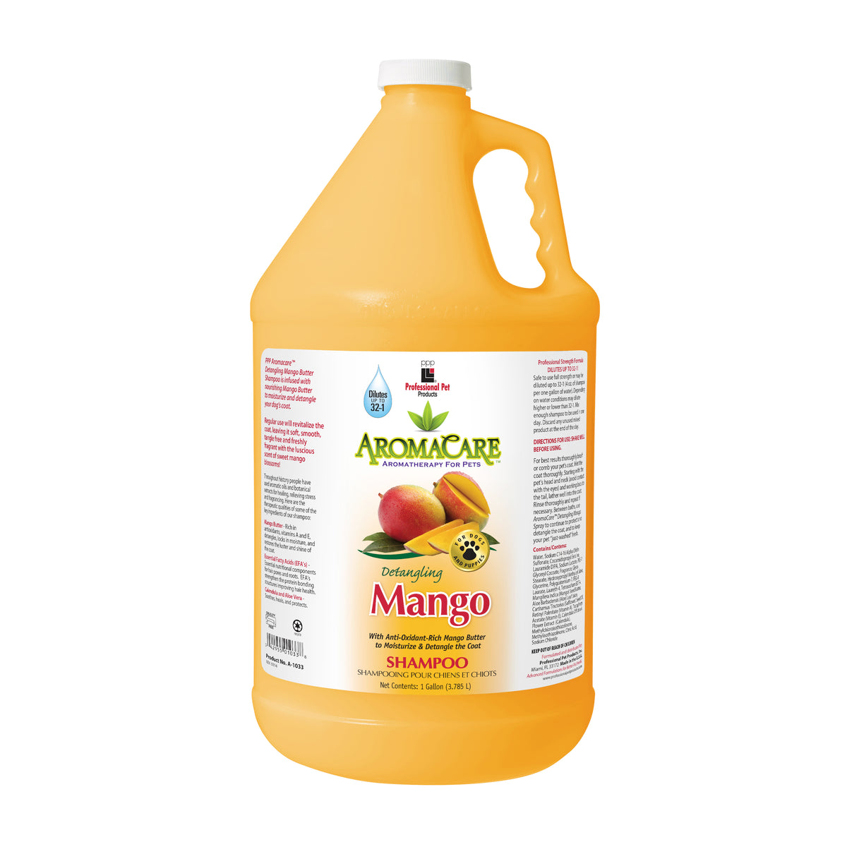 AromaCare Detangling Mango Shampoo, 1 gal.