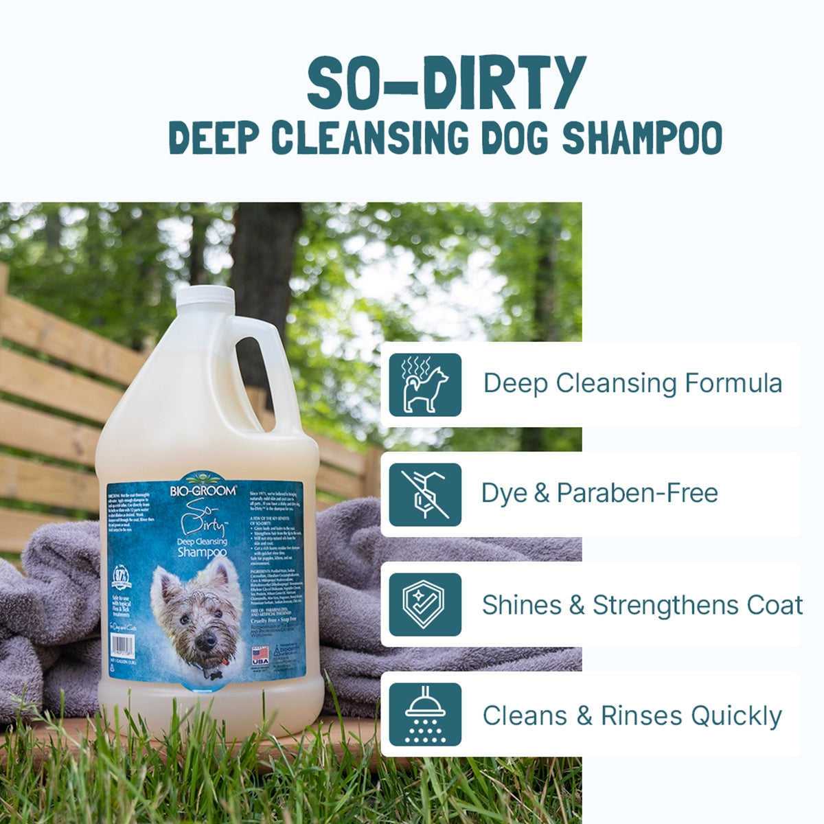 Bio-Groom So-Dirty Shampoo Gallon