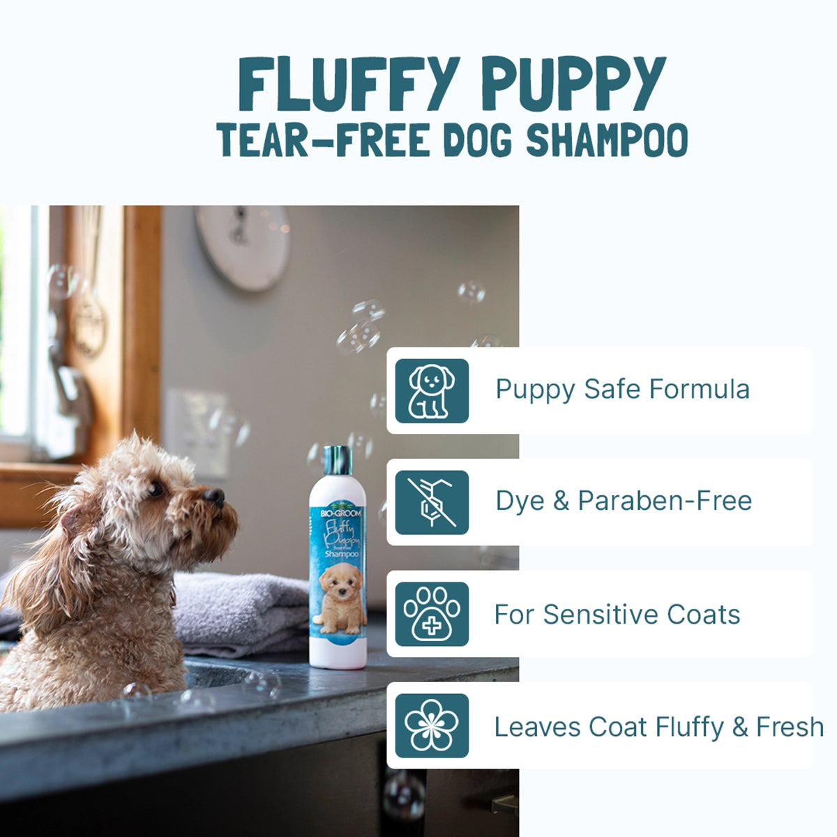 Bio-Groom Fluffy Puppy Shampoo Gallon