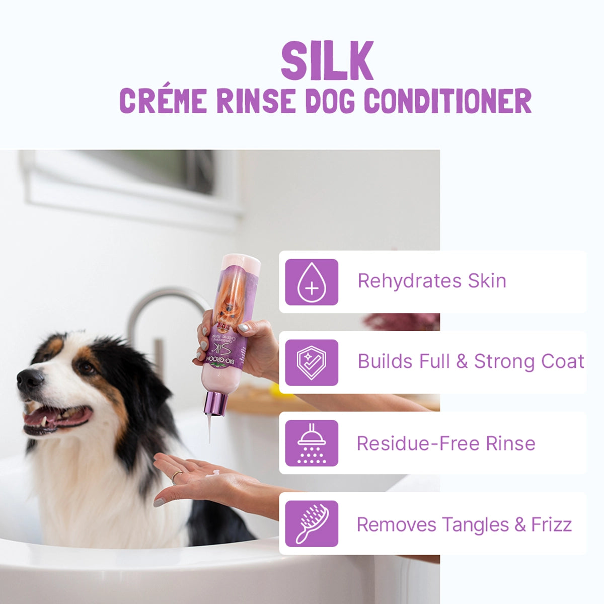 Bio-Groom Silk Crème Rinse 12oz