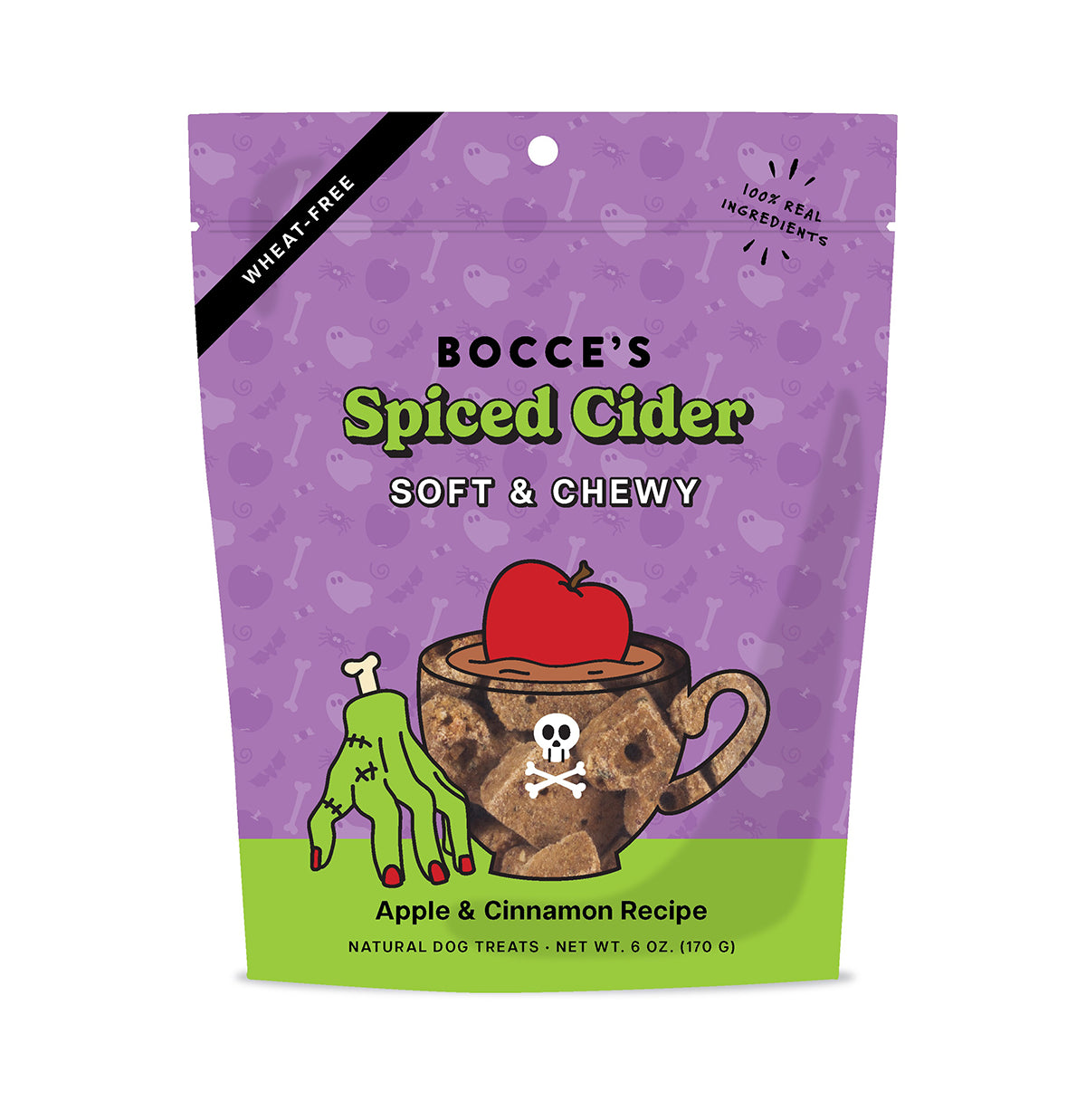 Bocce's Bakery Spiced Cider Soft & Chewy Dog Treats 6oz