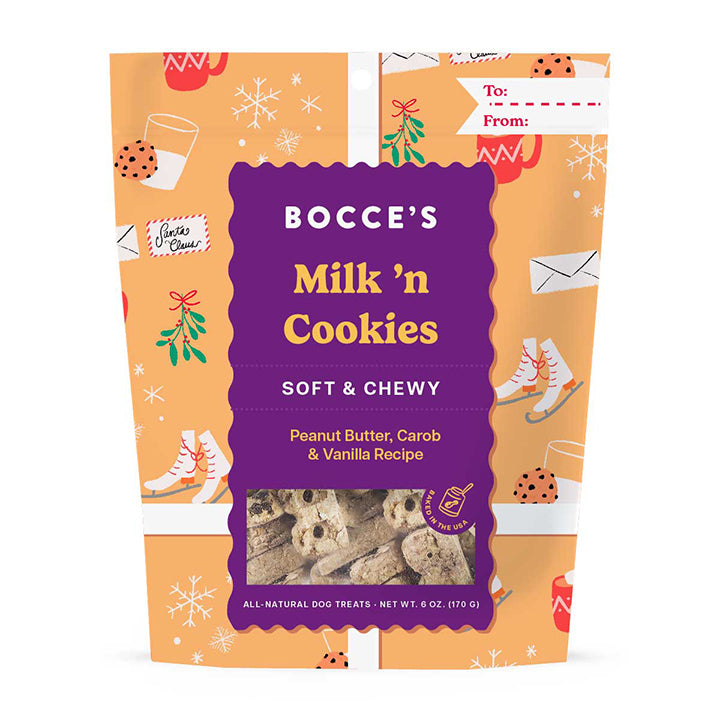 Bocce's Bakery Milk 'n Cookies Soft & Chewy Dog Treats 6oz
