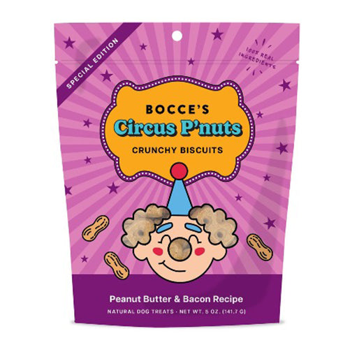 Bocce's Bakery Circus P'Nuts Biscuits 6oz