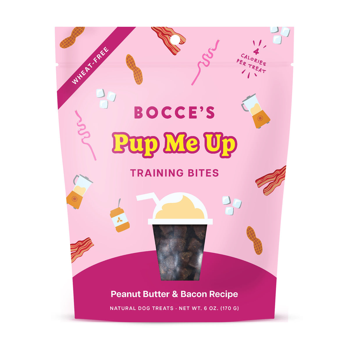Bocce's Bakery Pup Me Up Training Bites Dog Treats 6oz