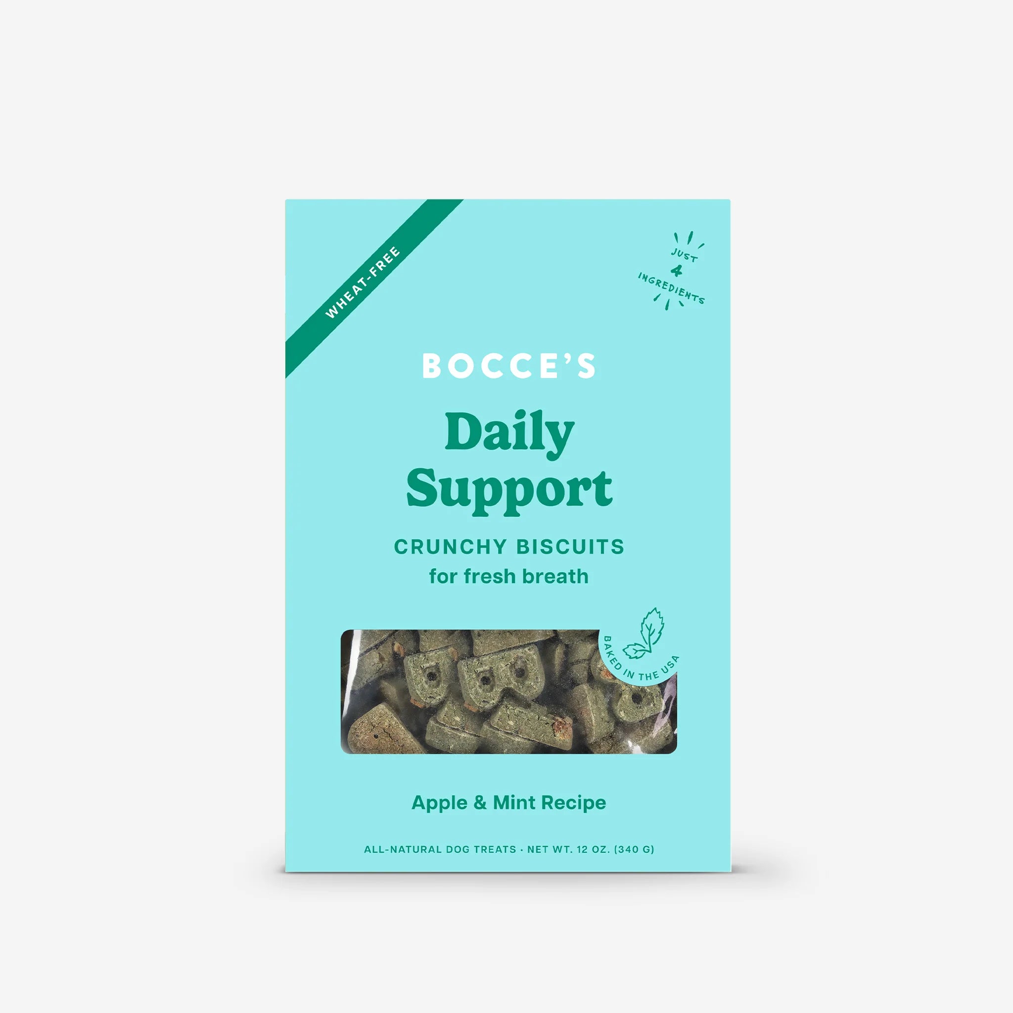 Bocce's Bakery Breath Functional Biscuit Boxes Dog Treats 12oz