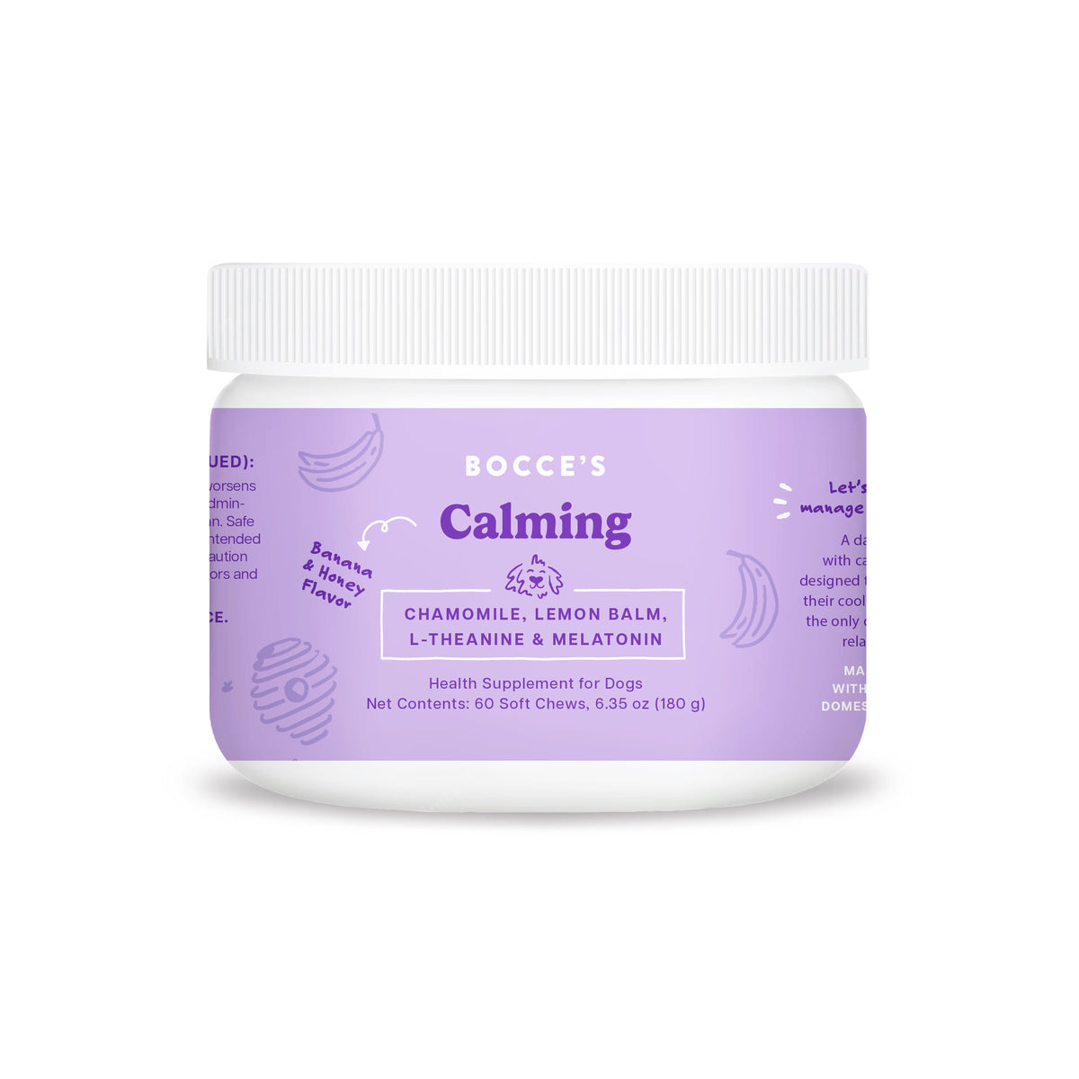 Bocce's Bakery Calming Soft Chew Dog Supplements 60 Count