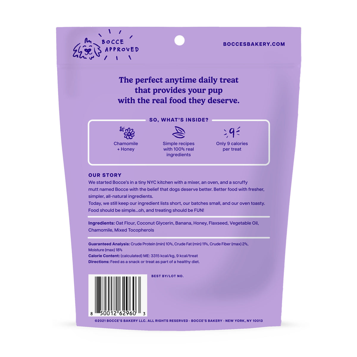 Bocce's Bakery Dailies Sweet Dreams Soft & Chewy Dog Treats 6oz