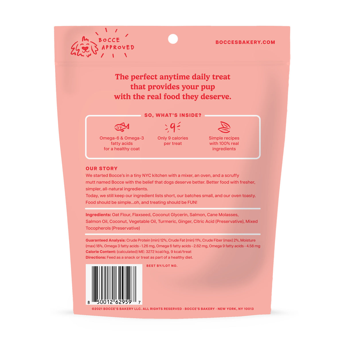 Bocce's Bakery Dailies Good Hair Soft & Chewy Dog Treats 6oz