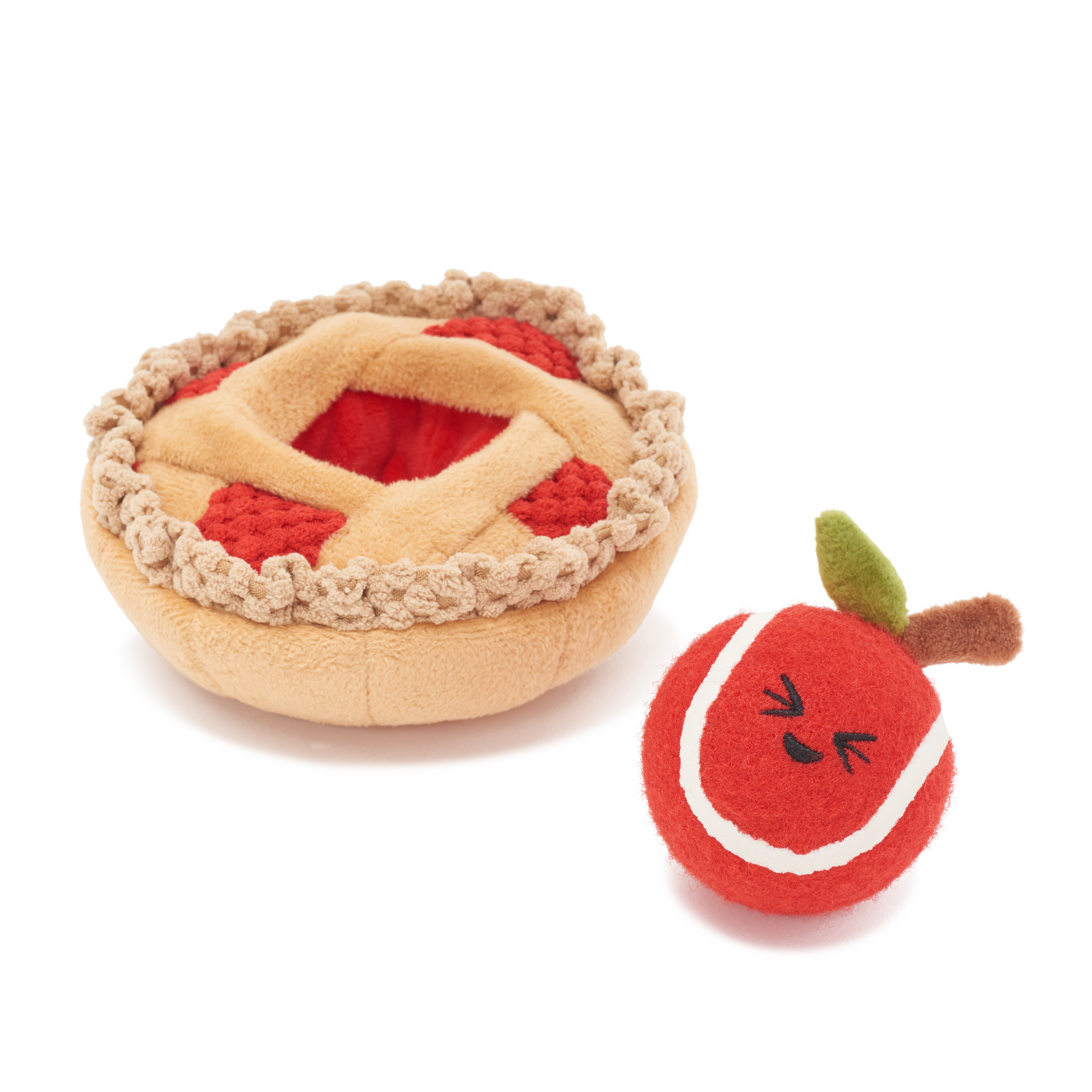 BARK Apple of My Pie Plush Dog Toy
