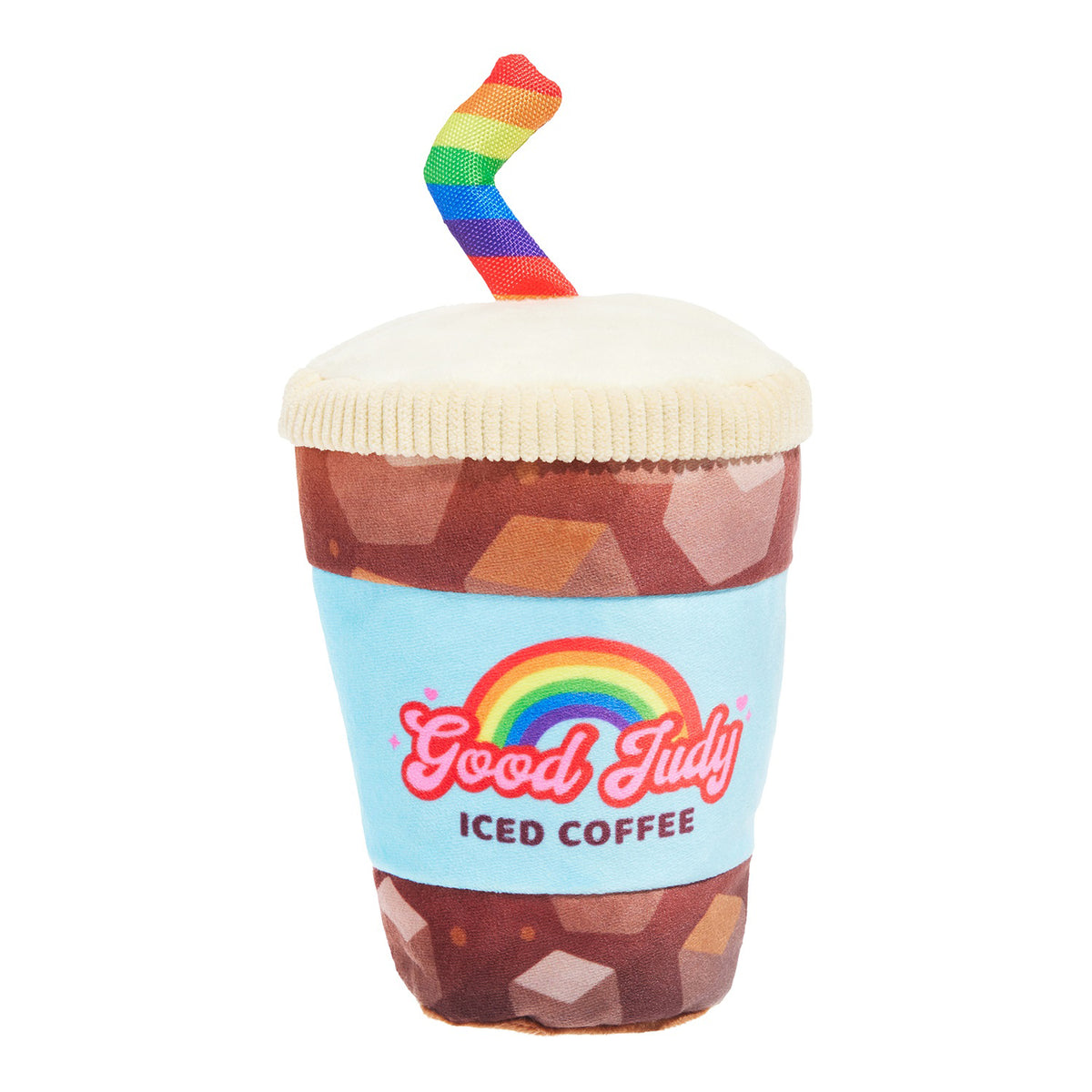 BARK Good Judy Coffee Plush Dog Toy L