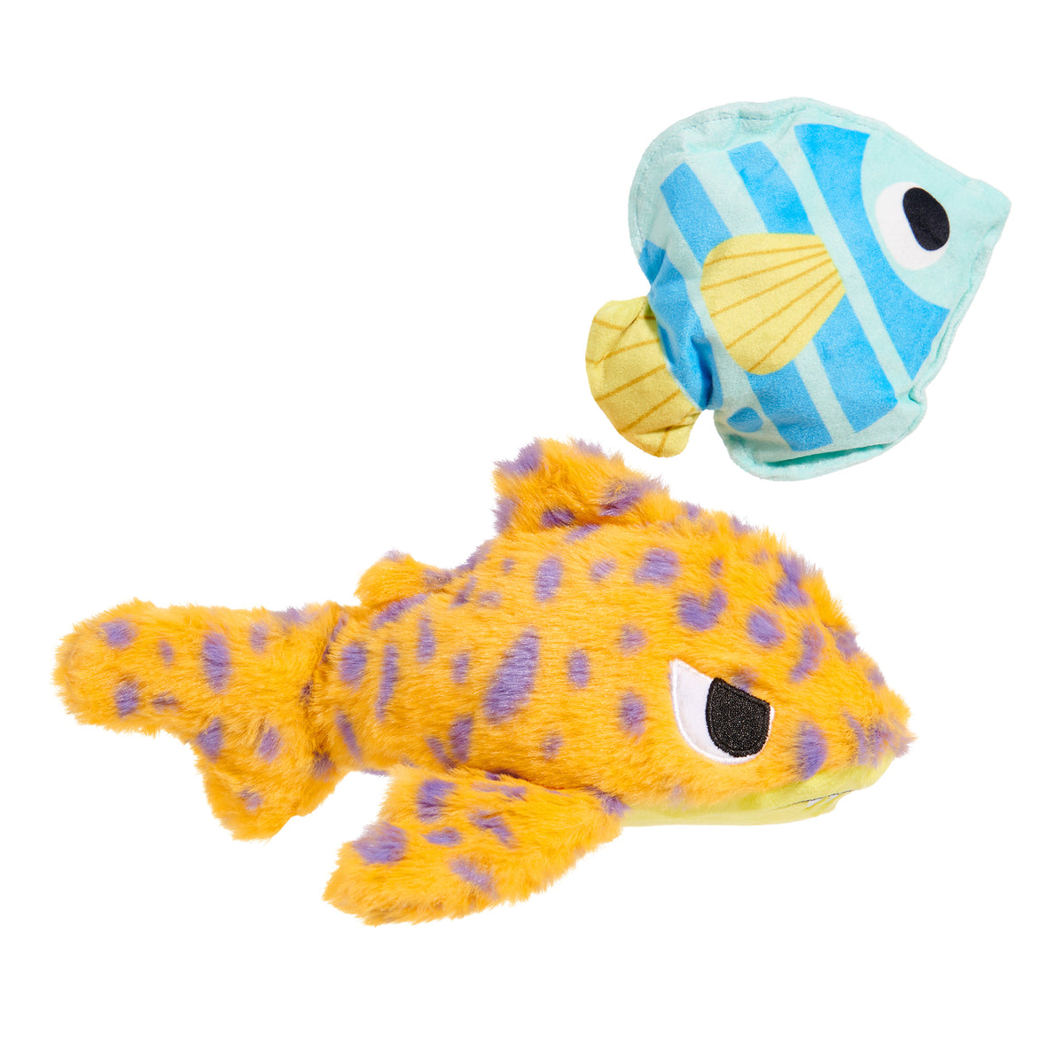 BARK Leopold Leopard Shark Plush Dog Toy