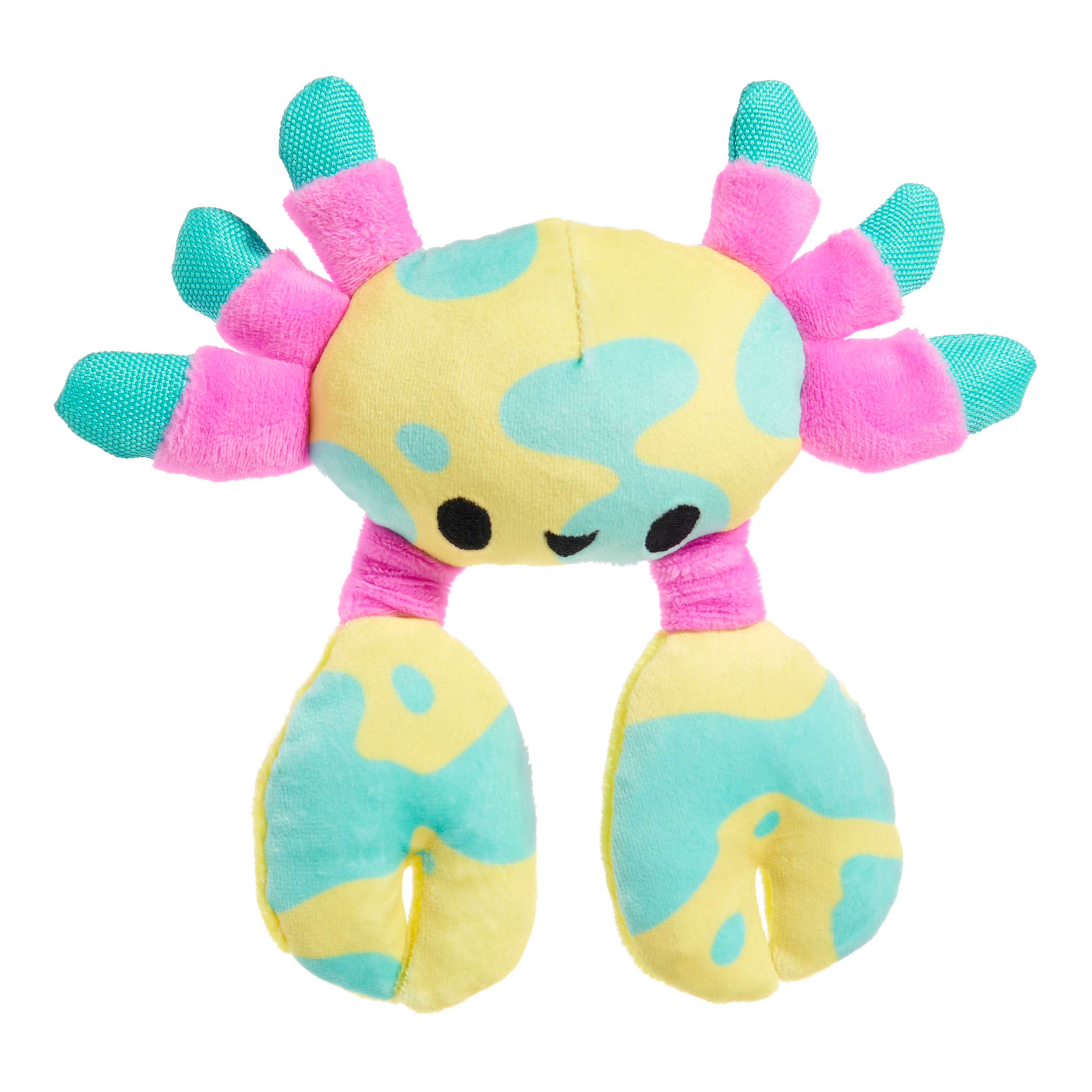 BARK Moe The Mosaic Crab Plush Dog Toy