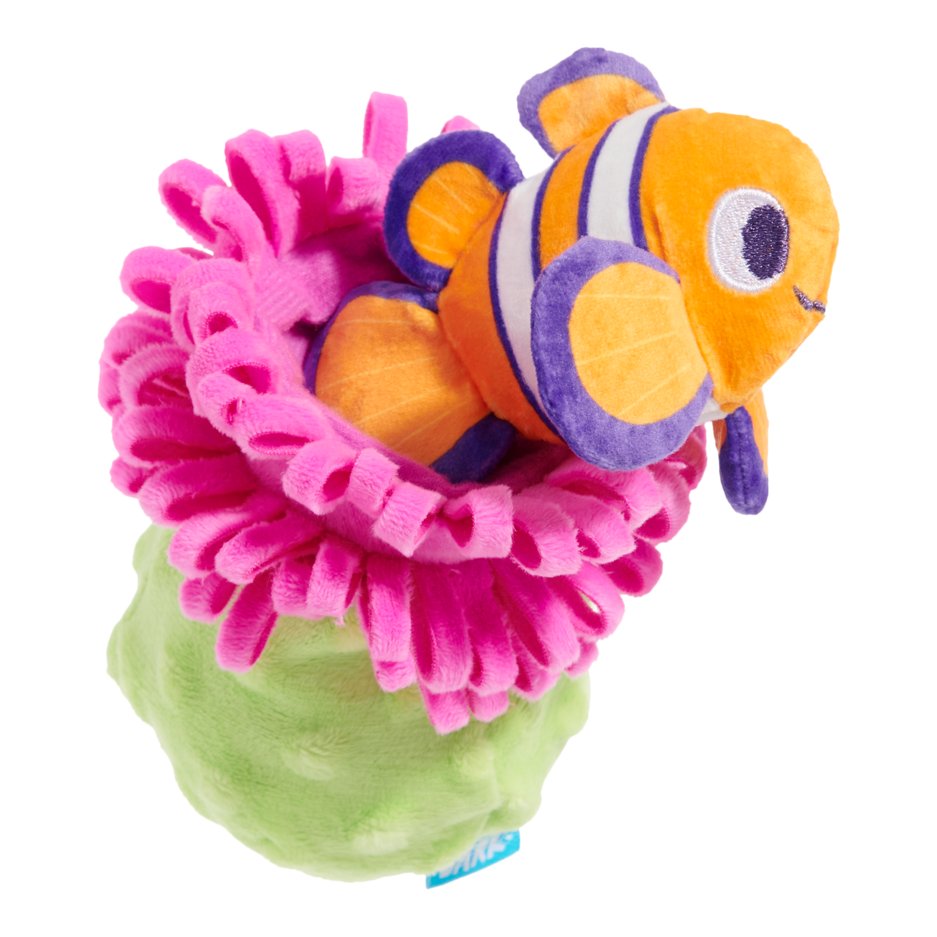 BARK Clown Fishing Around Plush Dog Toy