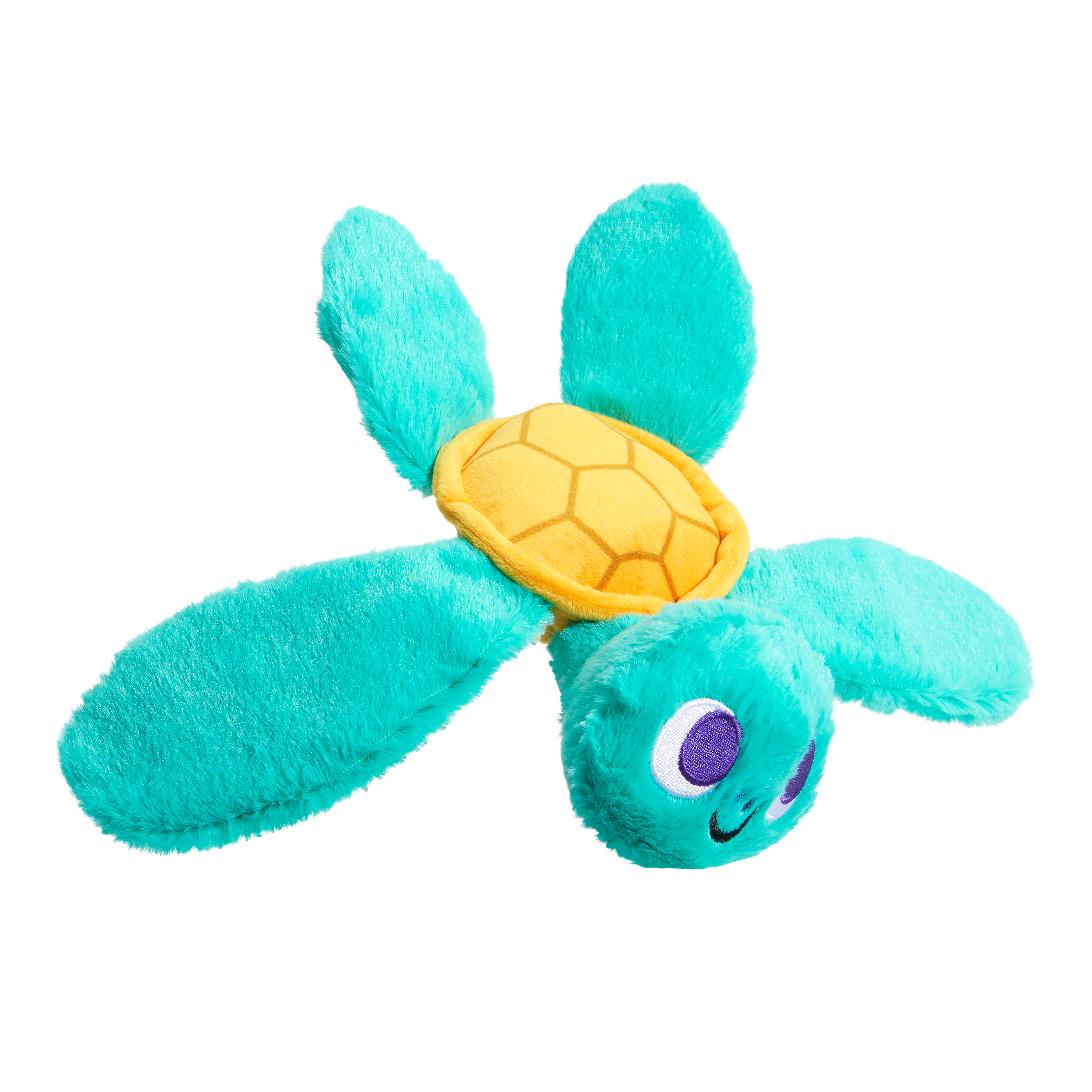BARK Stevie Sea Turtle Plush Dog Toy