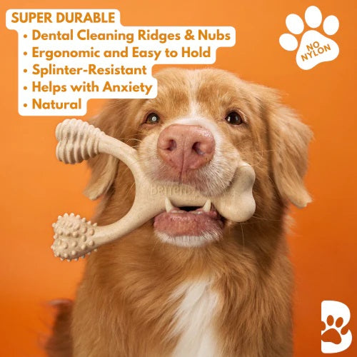 BetterBone Hard Beef Dog Chew Toy Large
