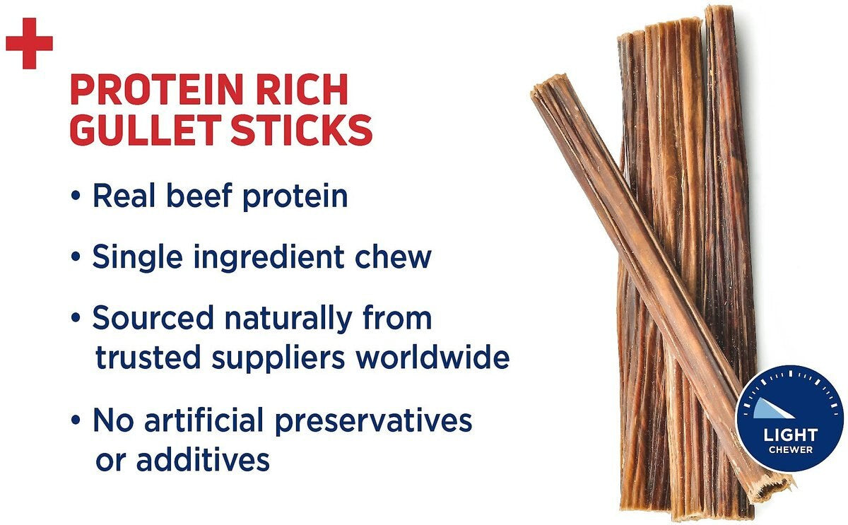 Barkworthies Beef Gullet - Sticks - 6'' (Case 75)