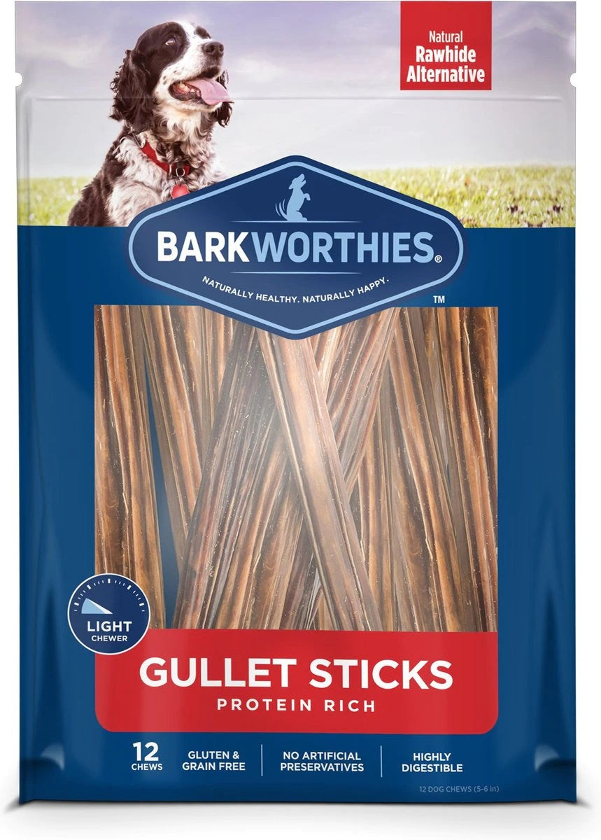 Barkworthies Beef Gullet - Sticks 6'' 12pk