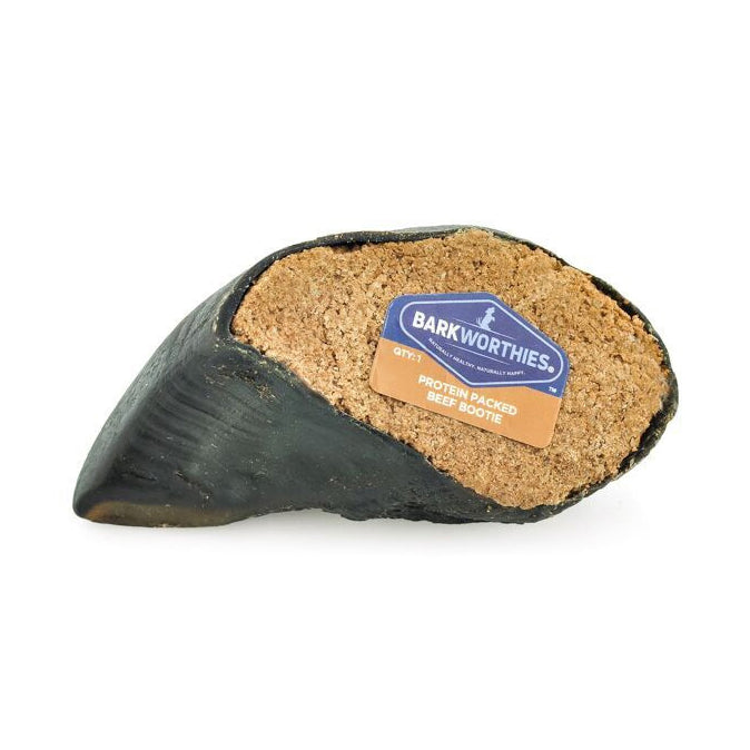 Barkworthies Protein Beef Bootie w/Peanut Butter