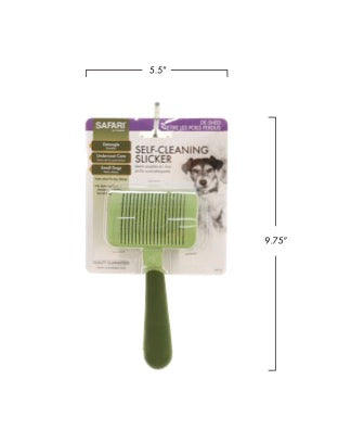 Safari by Coastal Dog Self-Cleaning Slicker Brush - SM