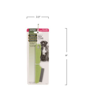 Safari by Coastal Dog Double Row Flea Comb