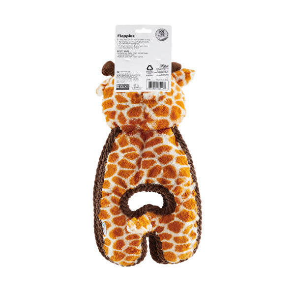 Outward Hound Cuddle Tugs Giraffe Plush Dog Toy
