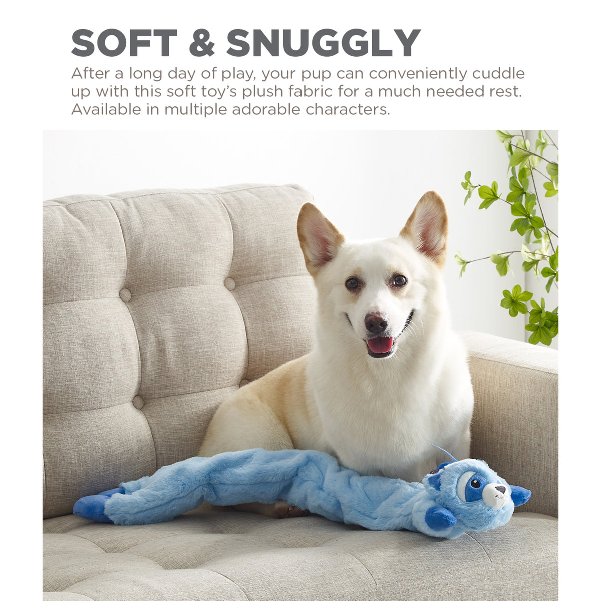 Outward Hound Longidudes Raccoon Plush and Tug Dog Toy