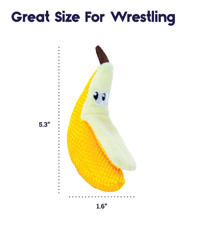 Catstages Dental Banana Yellow Cat Toy