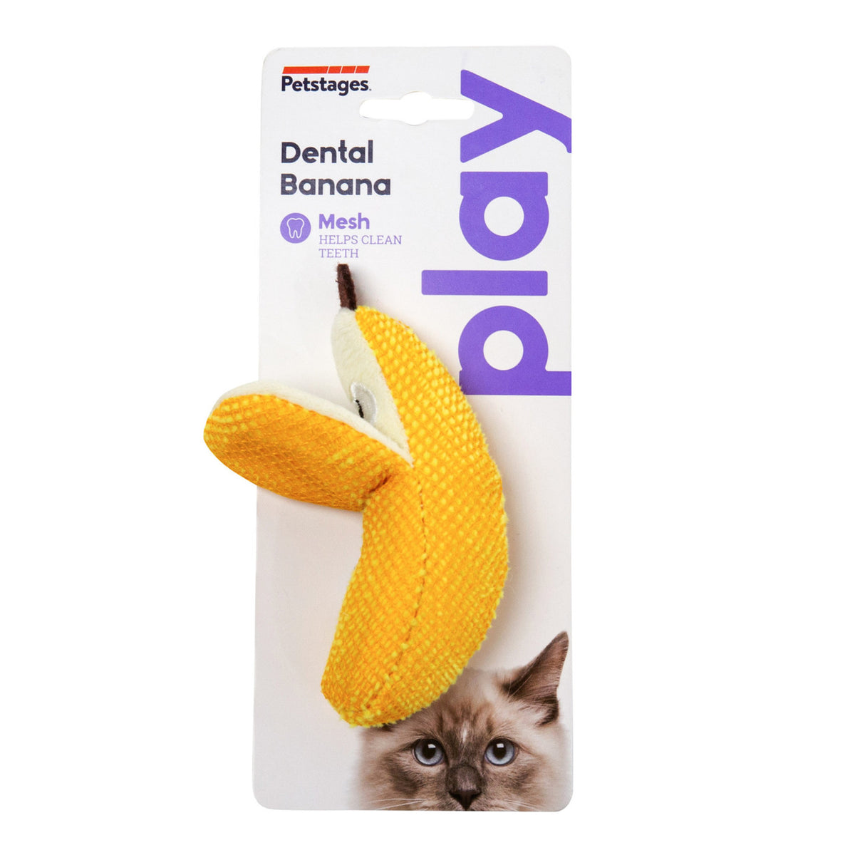 Catstages Dental Banana Yellow Cat Toy
