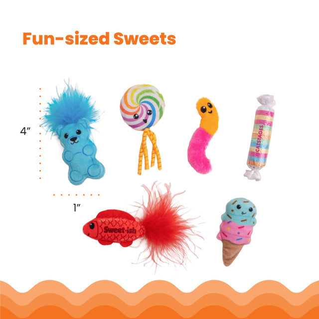 Catstages Kitty Sweet Treats Cat Toys 6 Pk