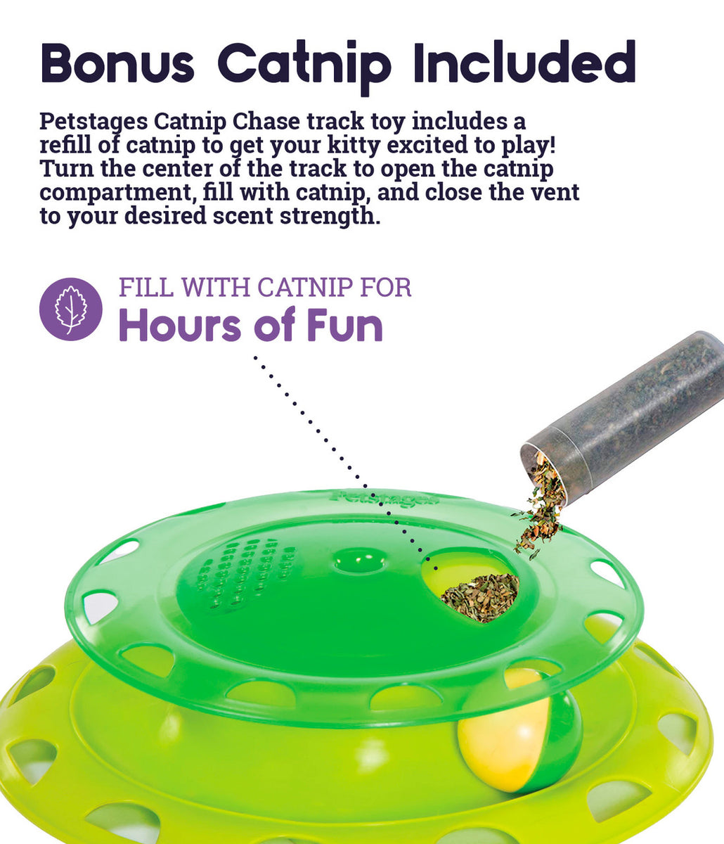 Catstages Catnip Chaser Green Cat Toy