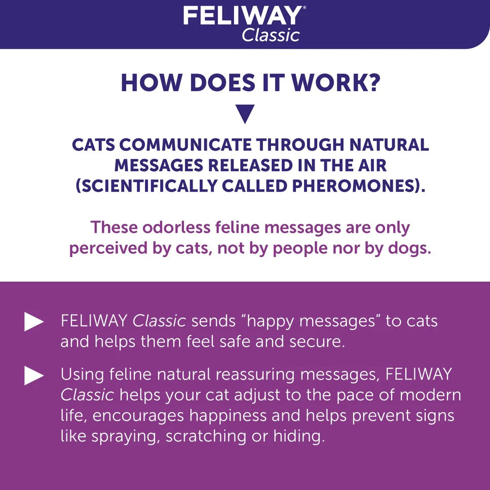 Feliway Classic Cat Calming Pheromone Spray 60 mL