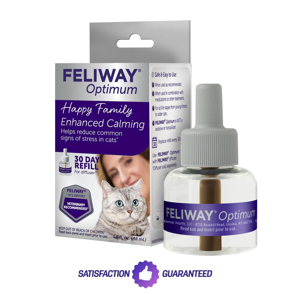 Feliway Optimum Enhanced Calming Pheromone 30-day Refill