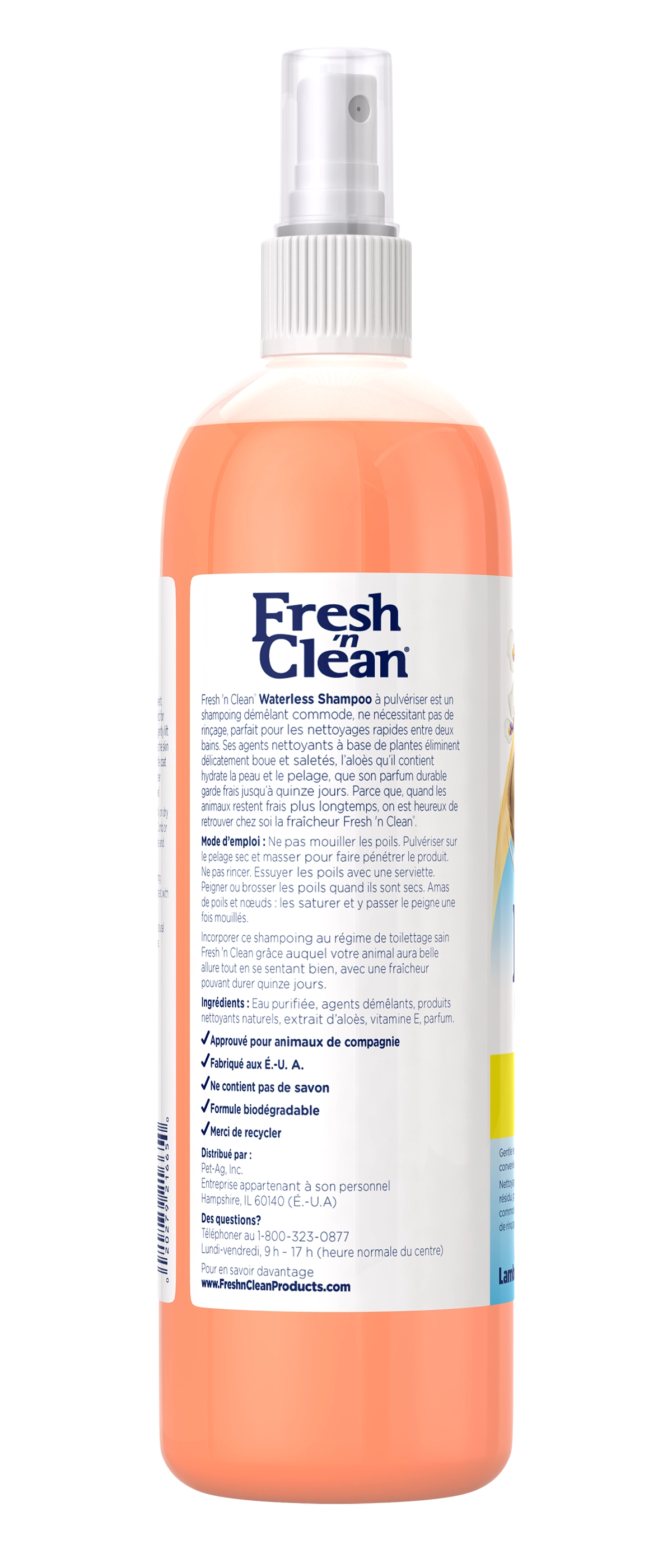 Fresh 'n Clean Waterless Shampoo Classic Fresh Scent, 12 oz.