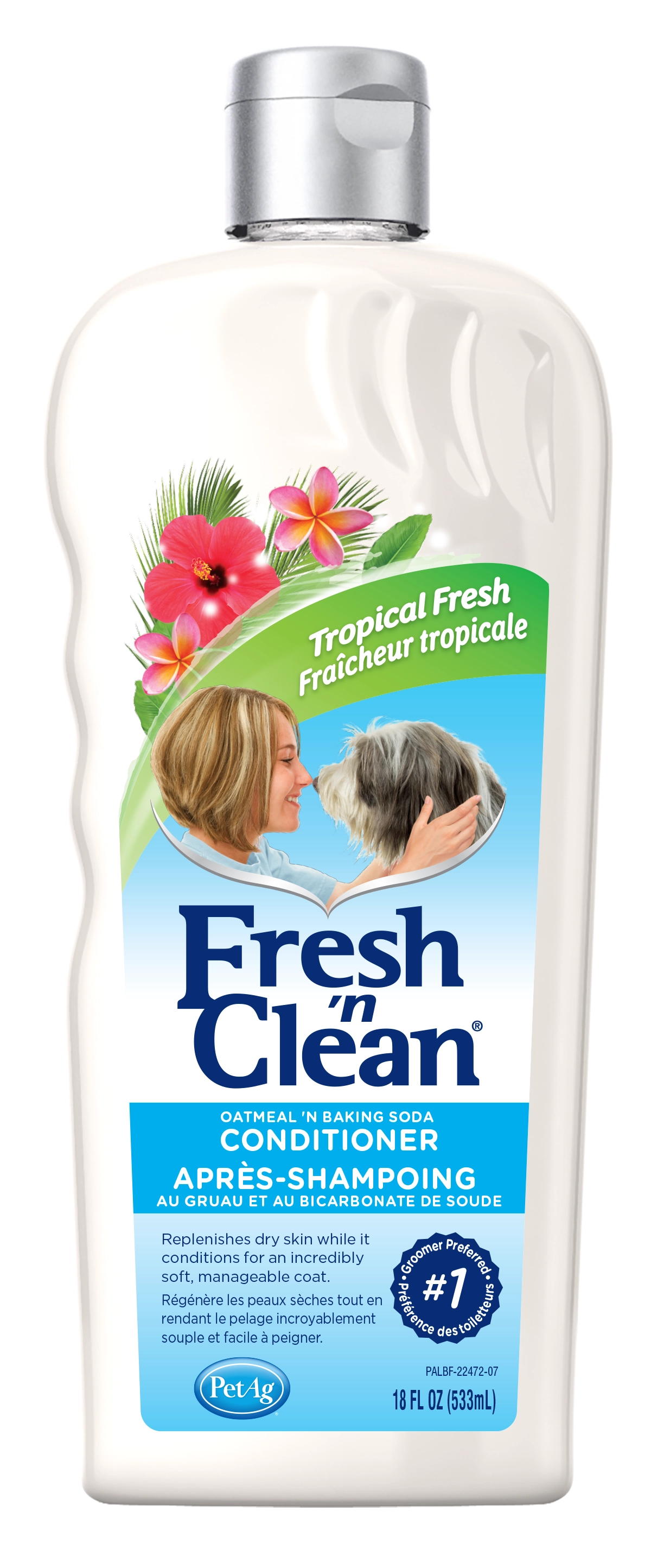 Fresh 'n Clean Oatmeal ’n Baking Soda Conditioner, Tropical Scent, 18 oz.