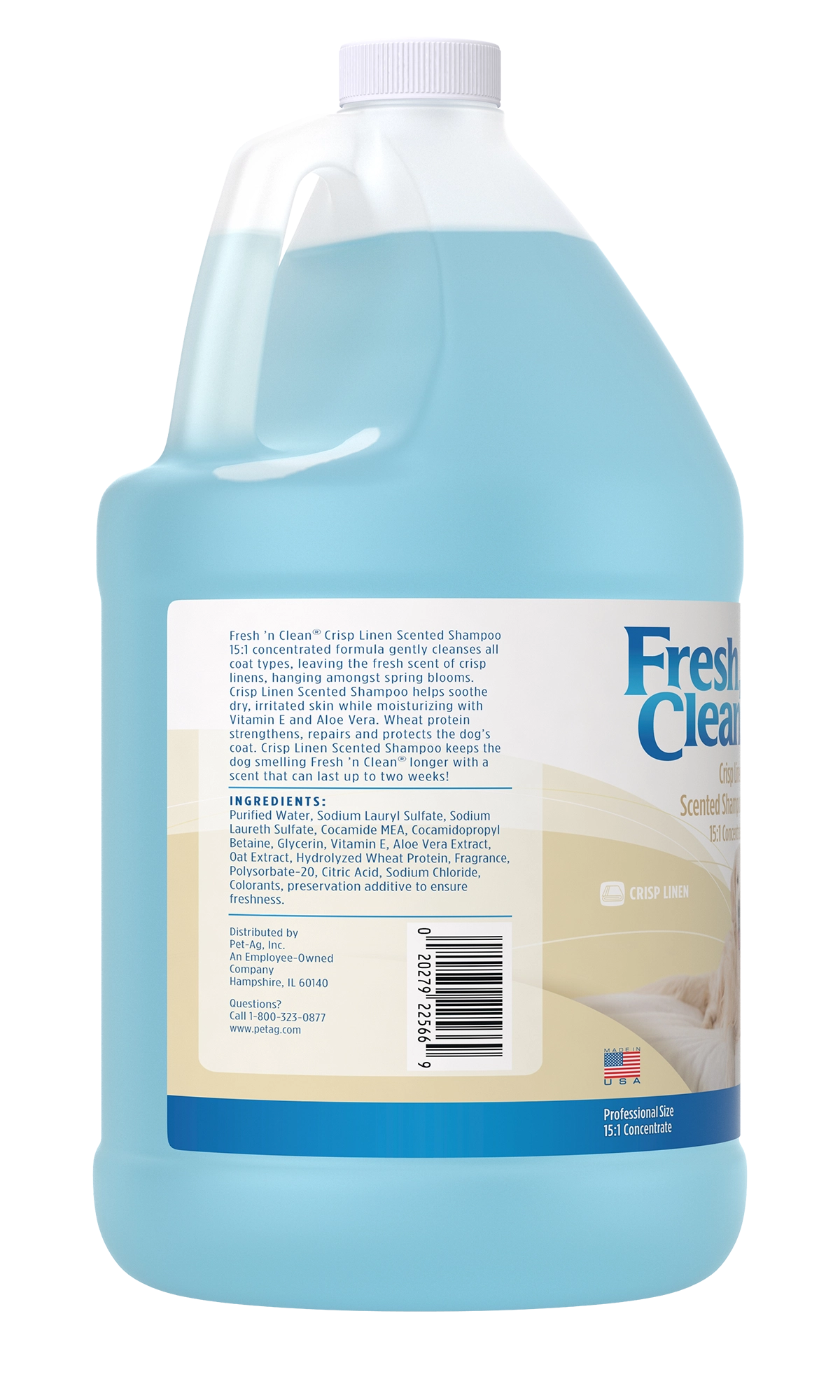 Fresh 'n Clean Scented Shampoo 15:1 Concentrate, Crisp Linen