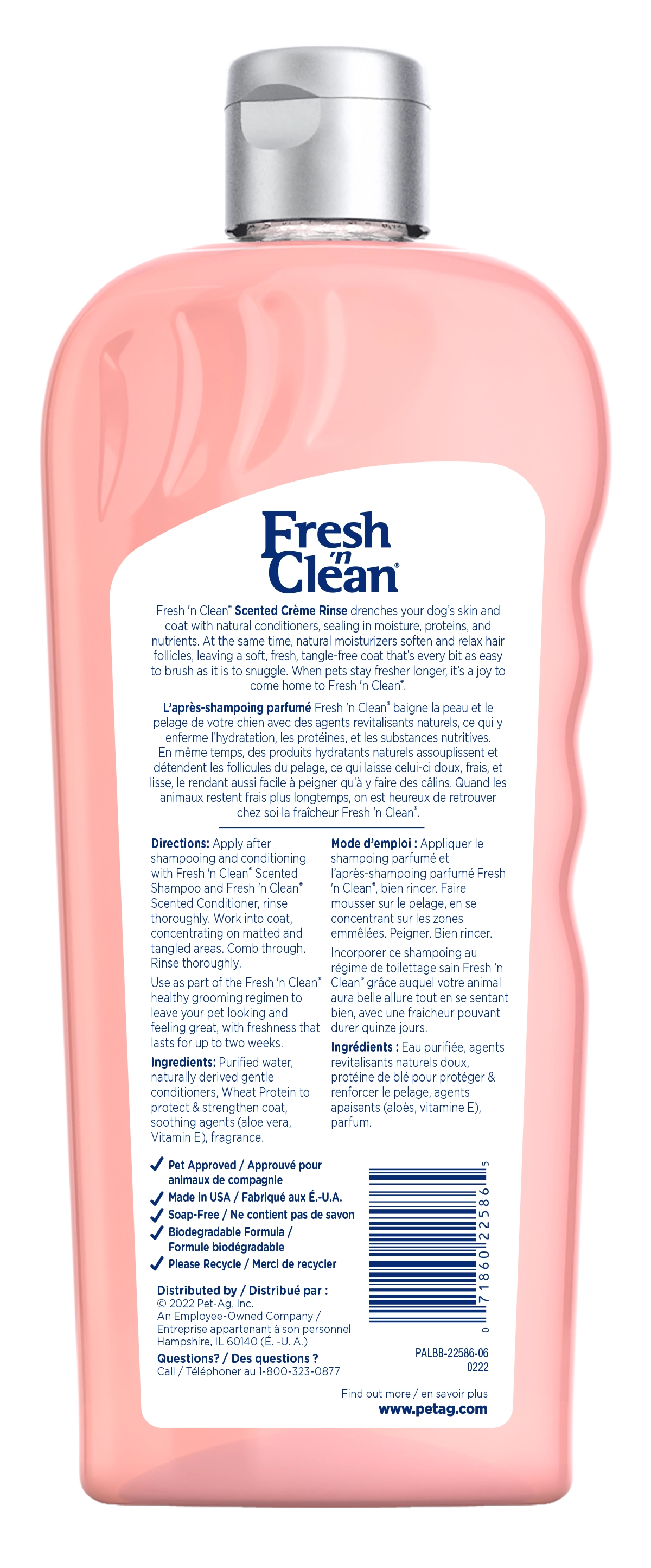 Fresh 'n Clean Scented Creme Rinse, Classic Fresh Scent, 18 oz.