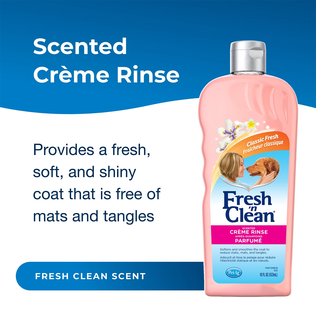 Fresh 'n Clean Scented Creme Rinse, Classic Fresh Scent, 18 oz.